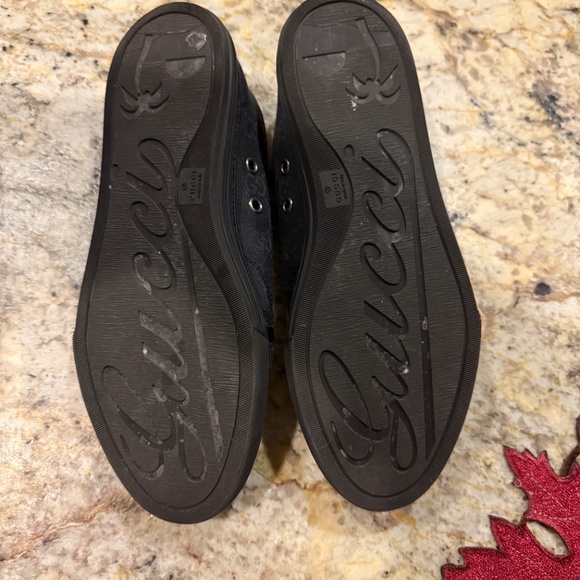 Gucci Black Canvas Shoes GG Monogram 8 - Picture 9 of 9